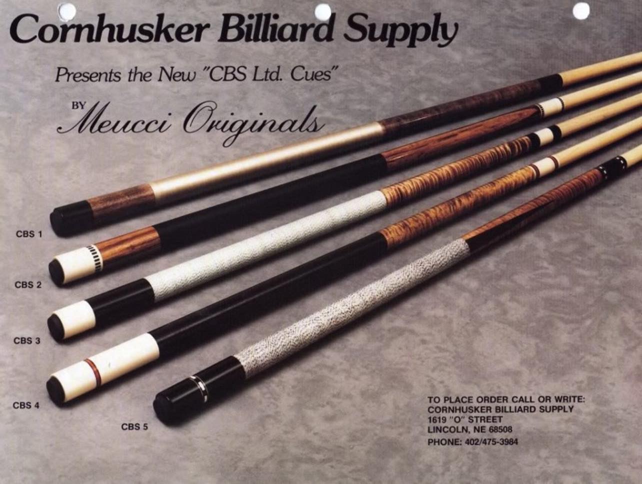CBS Series (Cornhusker Billiard Supply)